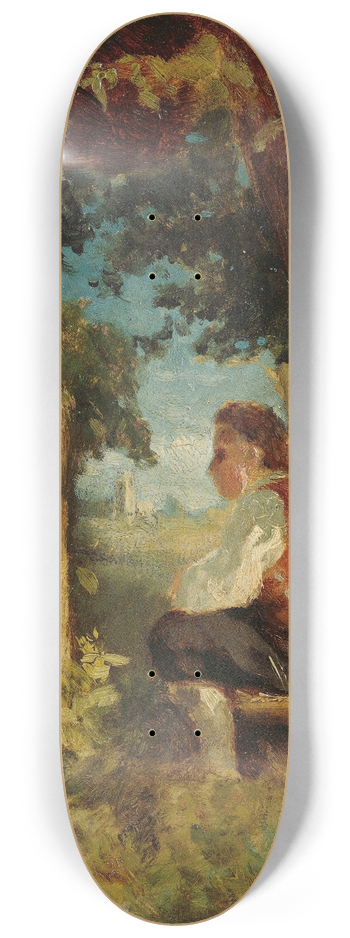 Hans Thoma - The bee friend 8.25 inch art skate deck