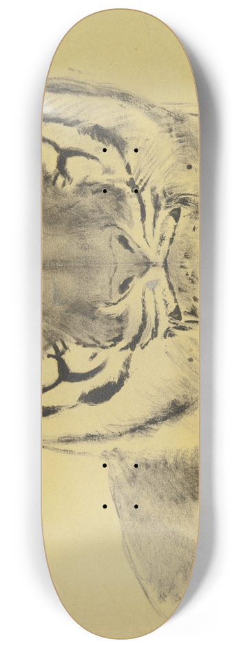 Hans Thoma - Tiger 8.25 inch art skate deck