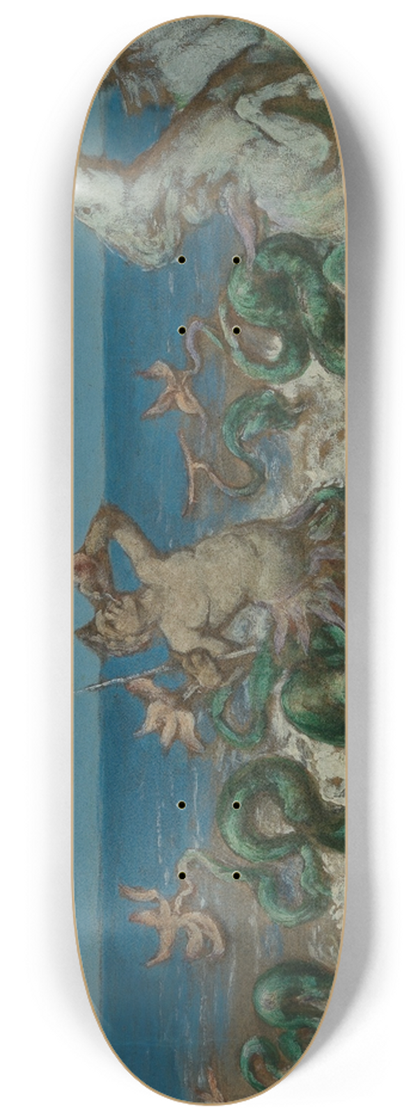 Hans Thoma - Tritonenzug 8.25 inch art skate deck