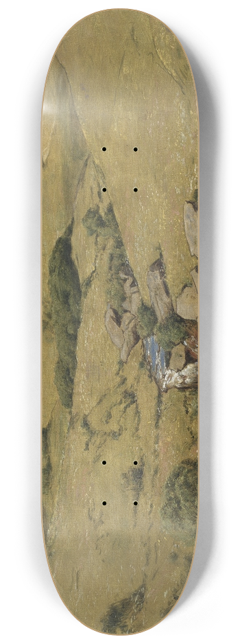 Hans Thoma - View from the Black Forest 8.25 inch art skate deck