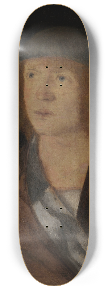Hans von Kulmbach - Portrait of a Young Man 8.25 inch art skate deck