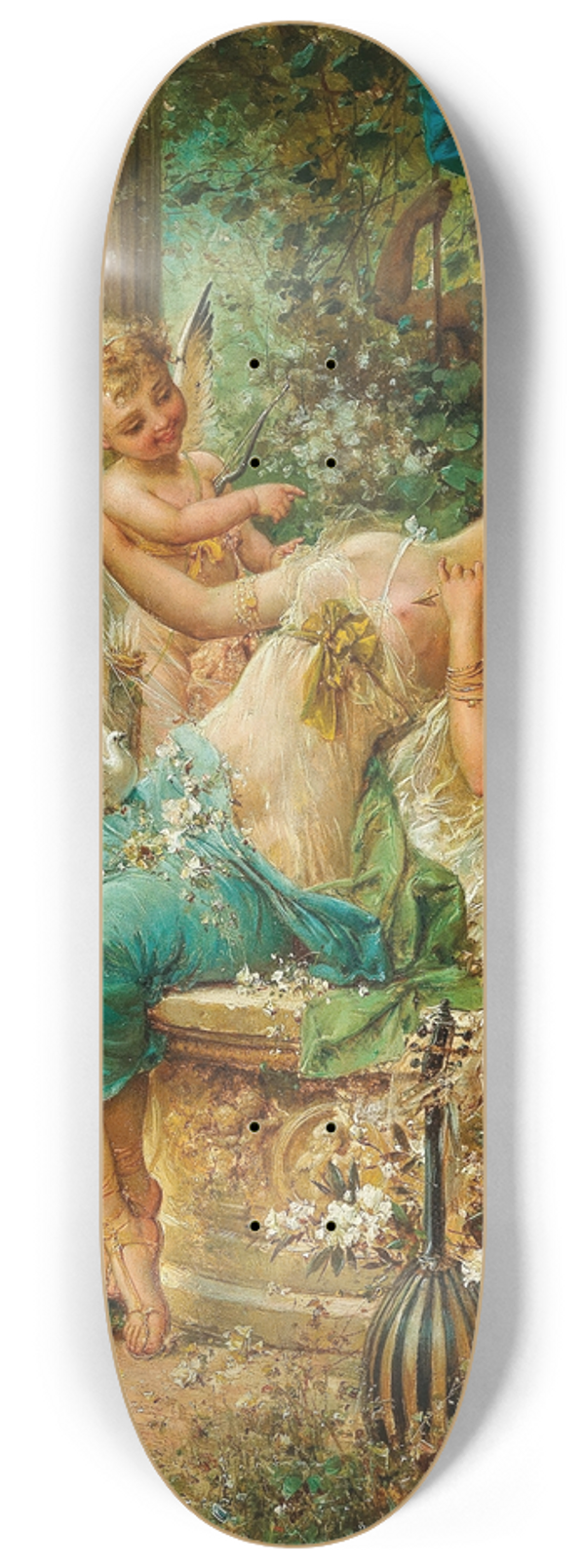 Hans Zatzka - Besiegt 8.25 inch art skate deck