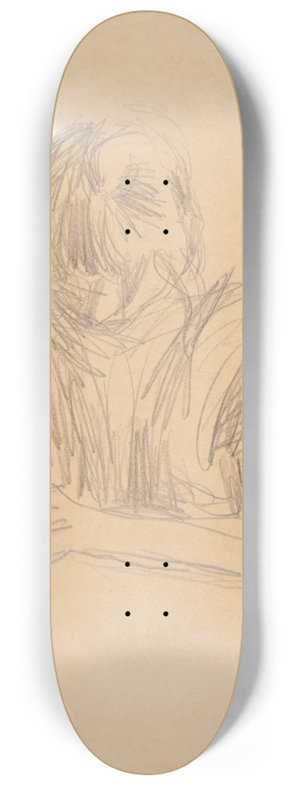 Harald Giersing - Besse skriver 8.25 inch art skate deck