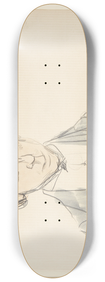 Harald Giersing - Maleren Sigurd Swane 8.25 inch art skate deck