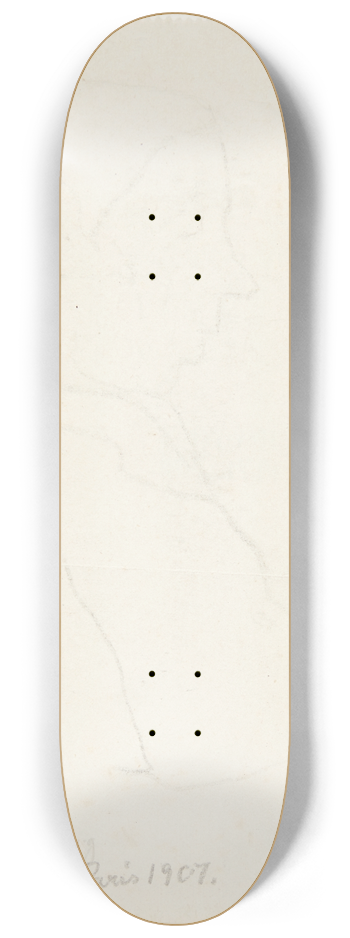 Harald Giersing - Portrt af maleren Sigurd Swane, siddende 8.25 inch art skate deck