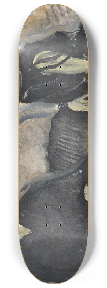 Harald Giersing - Two Ladies 8.25 inch art skate deck