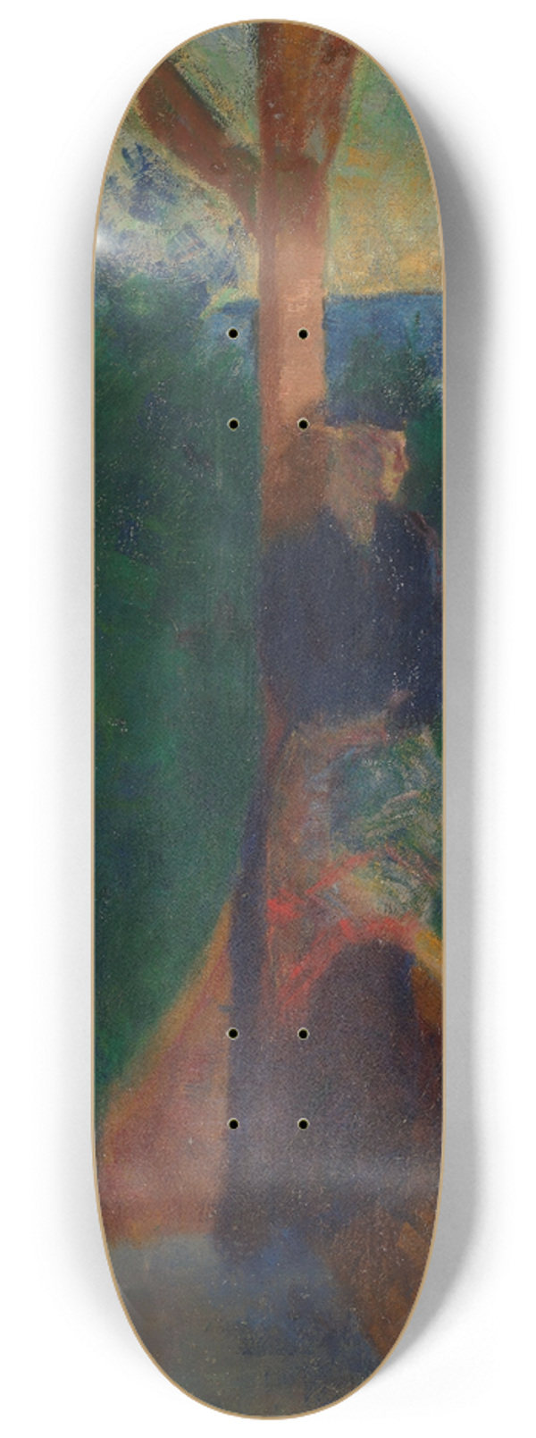 Harald Sohlberg - On the Veranda 8.25 inch art skate deck