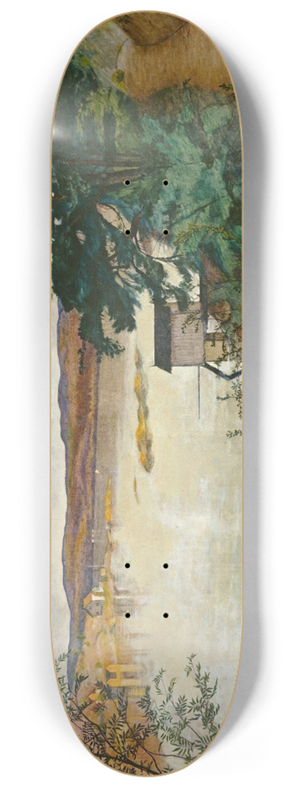 Harald Sohlberg - Untitled 8.25 inch art skate deck