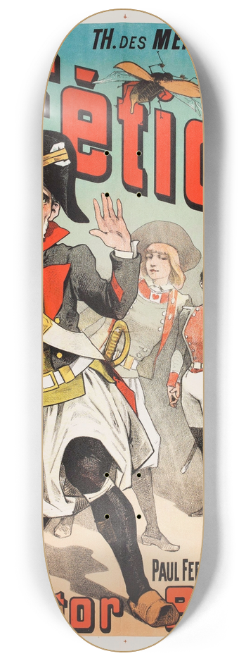 Alfred Choubrac - Th. Des Menus-Plaisirs Le Ftiche 8.25 inch art skate deck