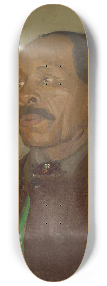 Harold Gilman - Portrait of an Algerian 8.25 inch art skate deck