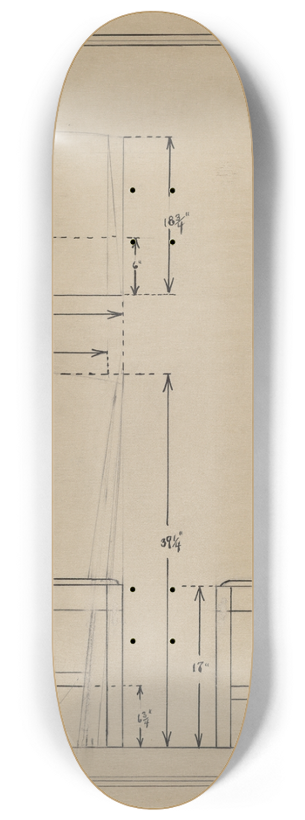 Harold Smith - Chair 8.25 inch art skate deck