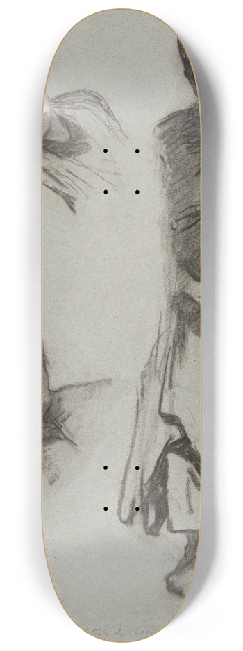 Alfred Cluysenaar - Study of Gipsies 8.25 inch art skate deck