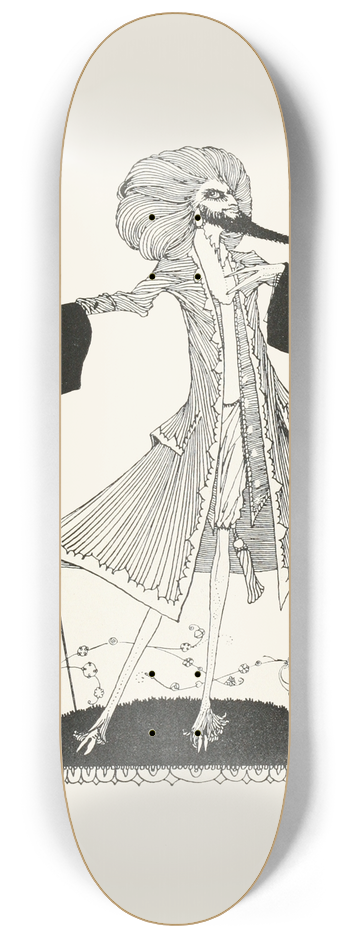 Harry Clarke - Blue Beard 8.25 inch art skate deck