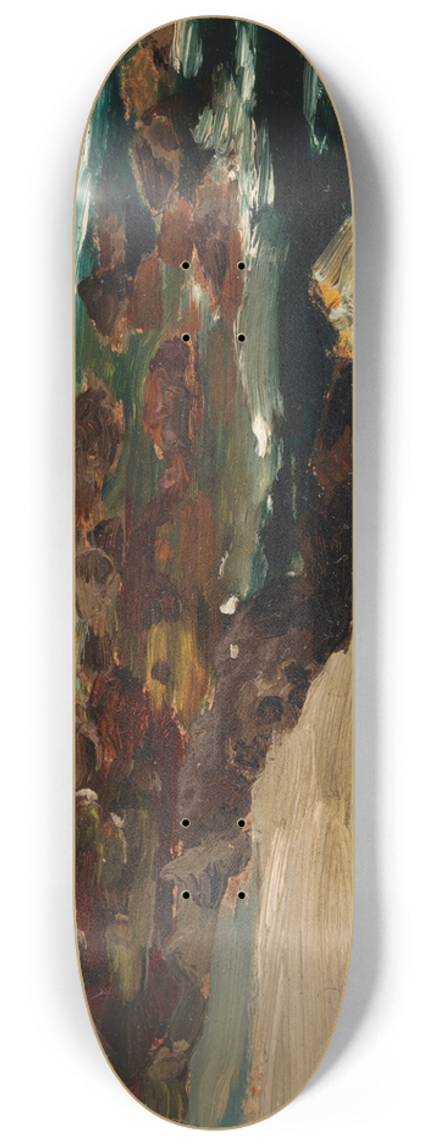 Harry Clarke - Landscape by the Coast 8.25 inch art skate deck