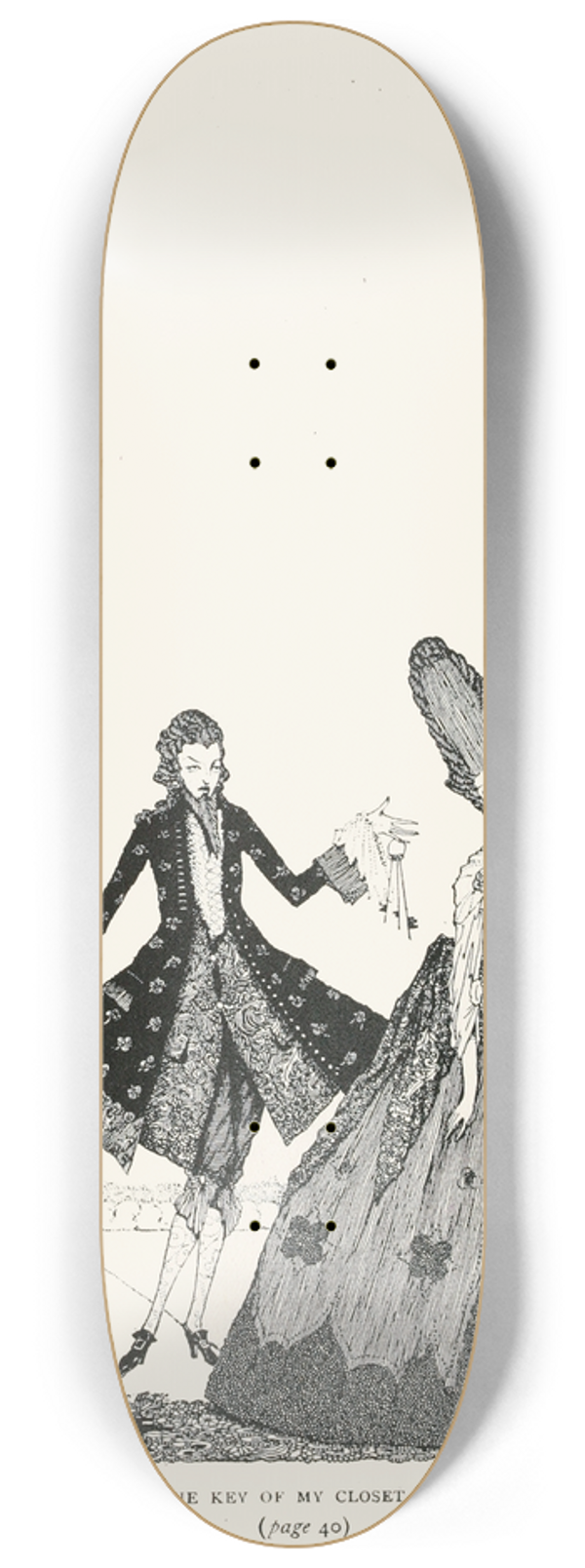 Harry Clarke - What, is not the key of my closet among the rest 8.25 inch art skate deck