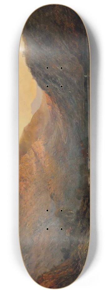 Alfred de Branski - The Evening Glow, Vale Of Eagle, Loch Lomond 8.25 inch art skate deck