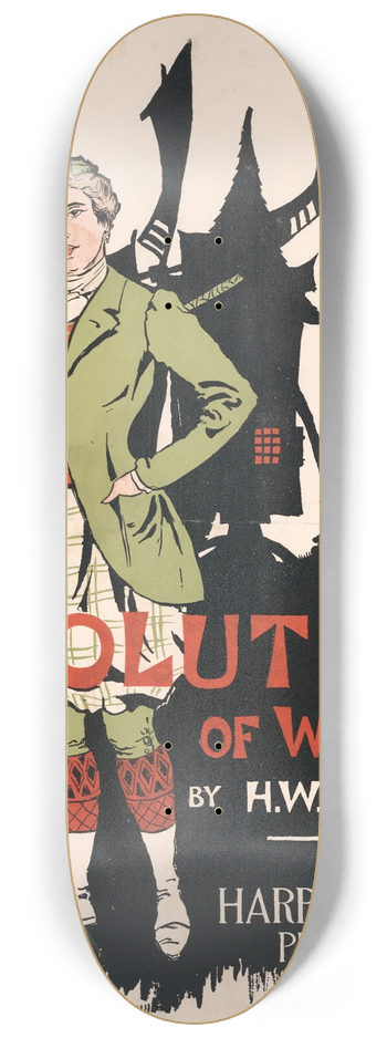 Harry Whitney McVickar - The evolution of woman 8.25 inch art skate deck