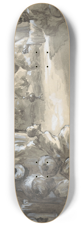H.C. Louwerse - Bijeenkomst van mannen 8.25 inch art skate deck