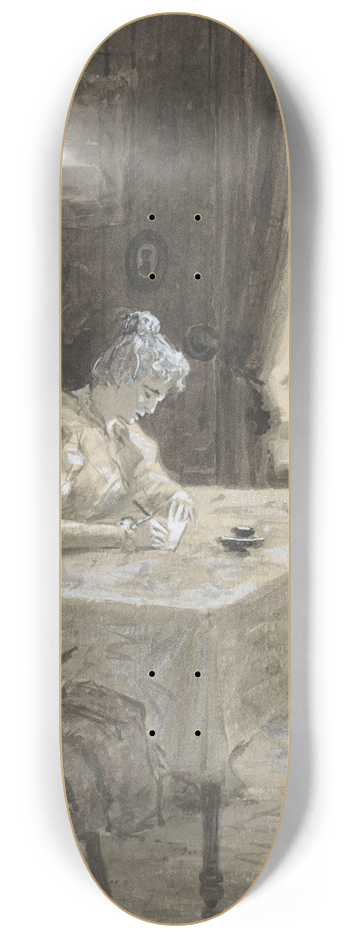 H.C. Louwerse - Mimi schrijft een brief 8.25 inch art skate deck