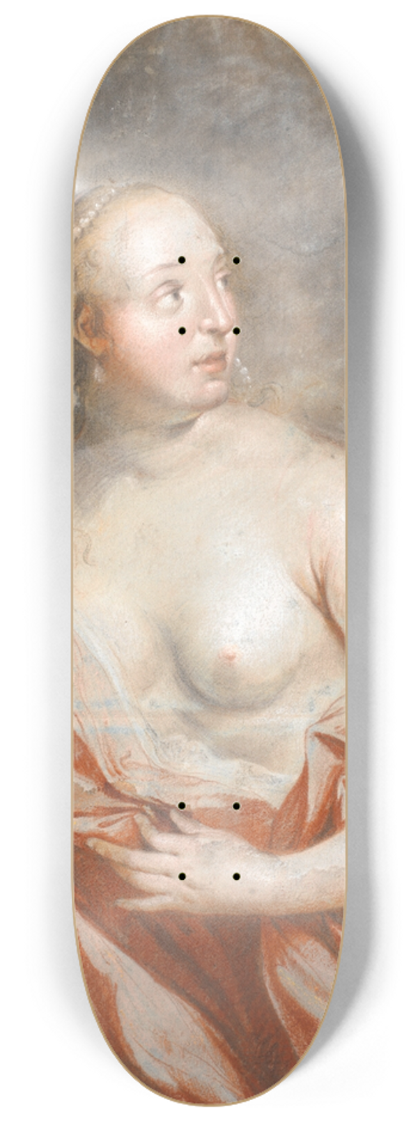 Heinrich Dittmers - Ilende kvinde,  figur 8.25 inch art skate deck