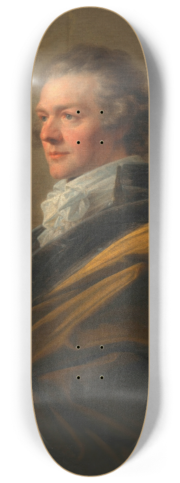 Heinrich Friedrich Fger - Johann Nepomuk Hunczovsky (Leibarzt von Kaiser Leopold II.) 8.25 inch art skate deck