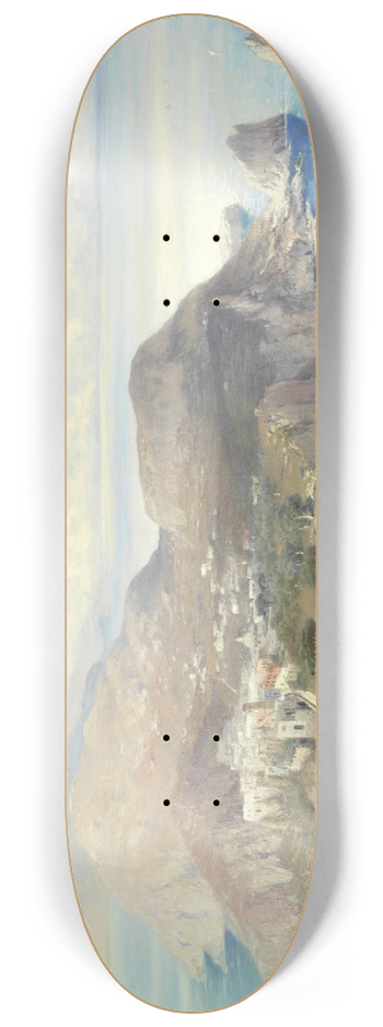 Heinrich Hiller - A panorama of Capri 8.25 inch art skate deck