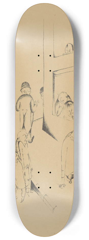 Heinrich Hrle - Krppel 6 8.25 inch art skate deck