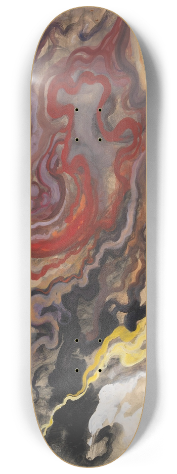 Heinrich Kley - Abstrakte Komposition 8.25 inch art skate deck