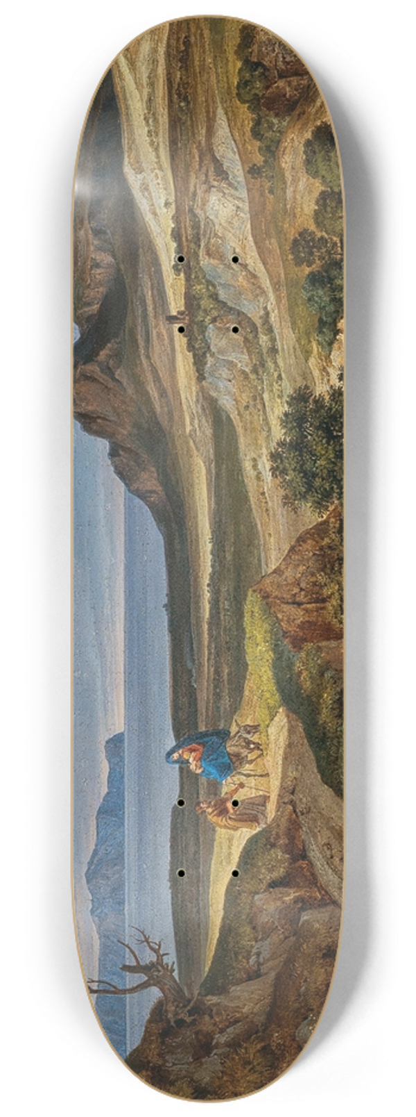 Heinrich Reinhold - The Flight into Egypt 8.25 inch art skate deck