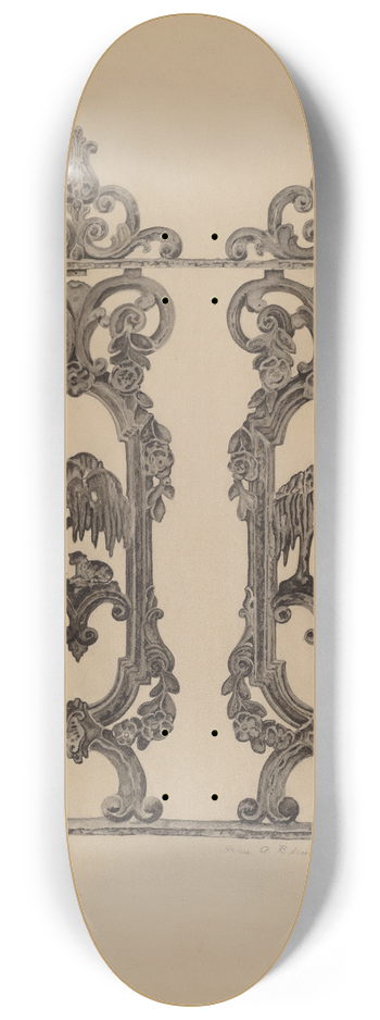 Helen Blumenstiel - Fence 8.25 inch art skate deck