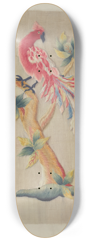 Helen E. Gilman - Section of Bed Curtain 8.25 inch art skate deck