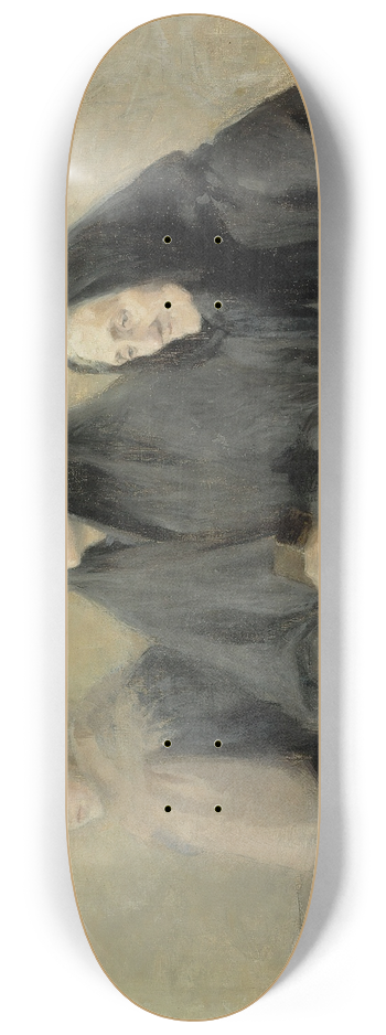 Helene Schjerfbeck - Churchgoers (Easter Morning), 1895  1900 8.25 inch art skate deck