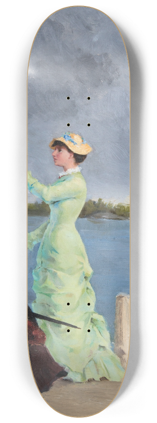 Helene Schjerfbeck - On The Jetty 8.25 inch art skate deck