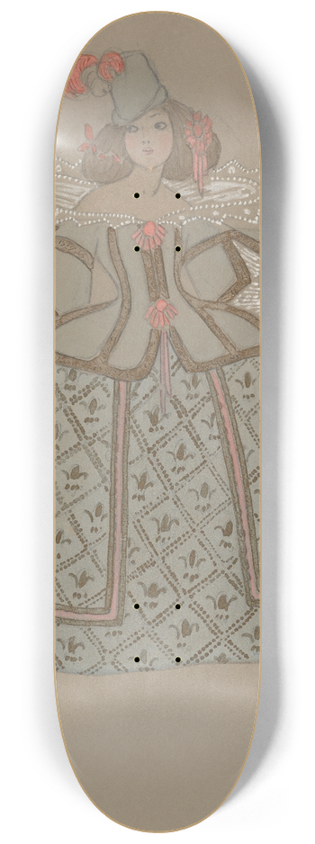 Helen Marguerite O'Kane - Love Lamp Number-Spanish 8.25 inch art skate deck