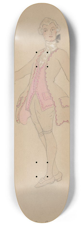 Helen Marguerite O'Kane - Valentine Scene-Mr. Hoyer 8.25 inch art skate deck