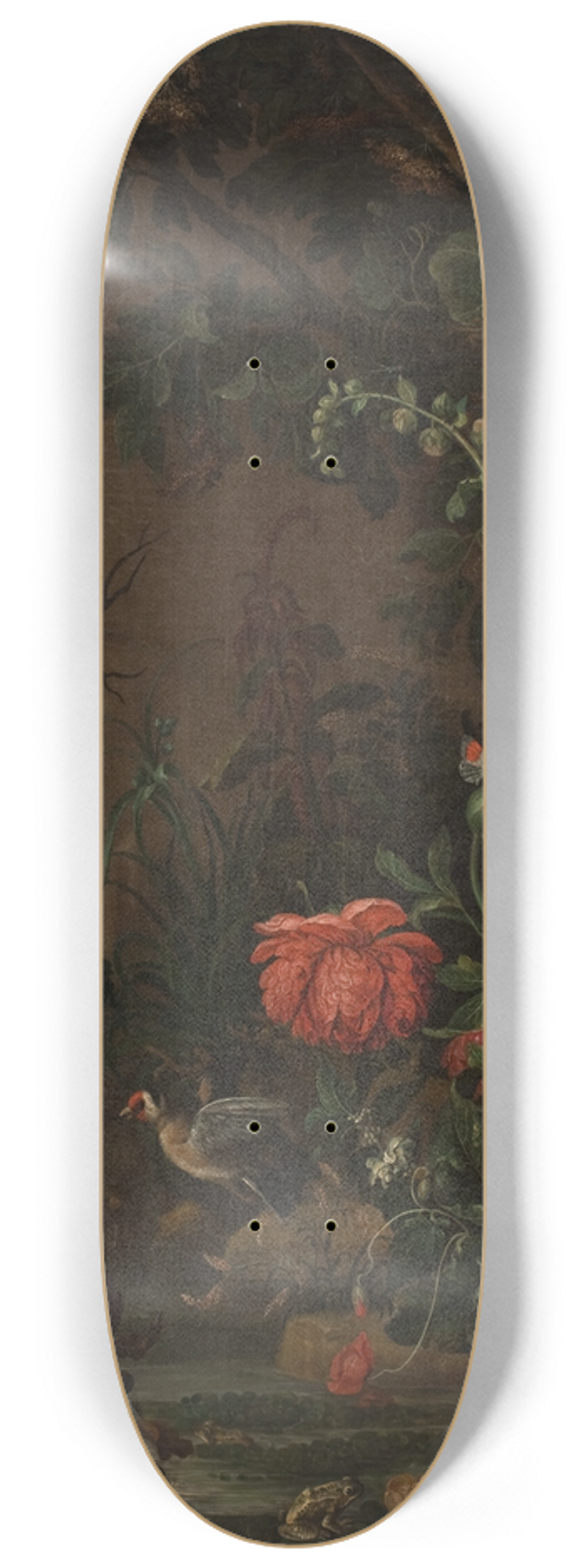 Hendrik Schoock - Flowers 8.25 inch art skate deck