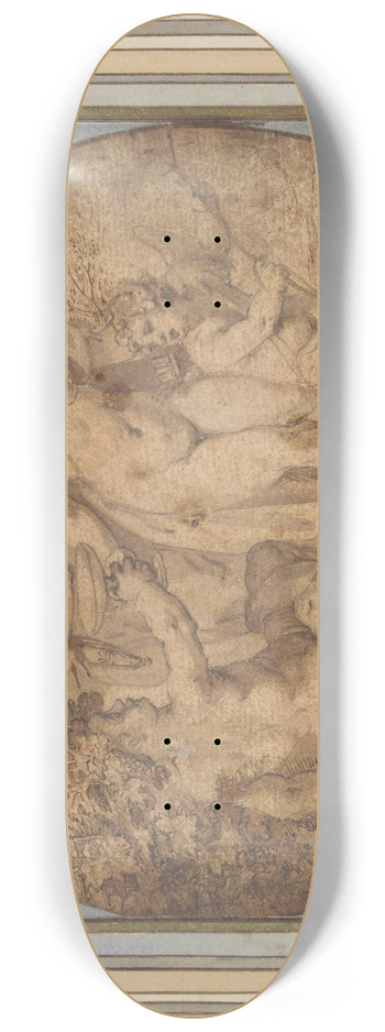 Hendrik van Balen - Bacchus, Venus, andCeres 8.25 inch art skate deck