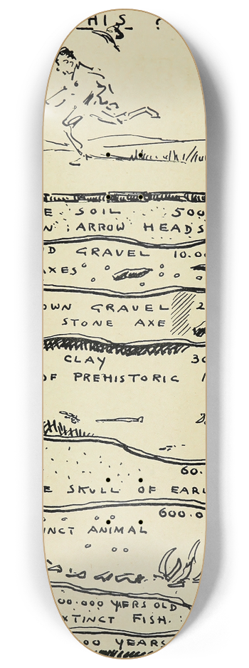 Hendrik Willem Van Loon - Did you know this? 8.25 inch art skate deck