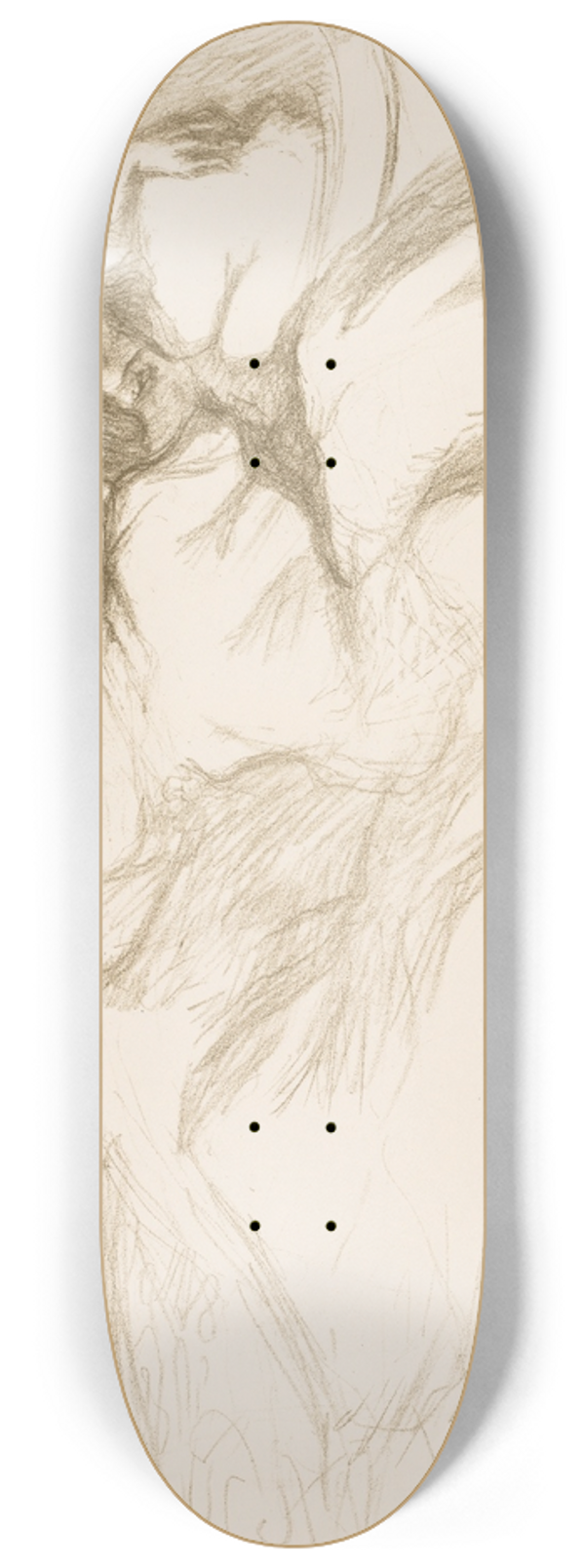 Henri de Toulouse-Lautrec - Elles: Woman Sleeping 8.25 inch art skate deck