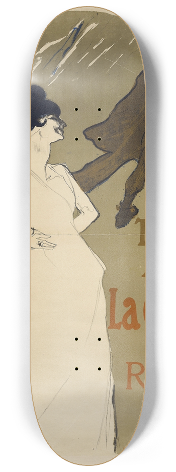 Henri de Toulouse-Lautrec - La Gitane 8.25 inch art skate deck