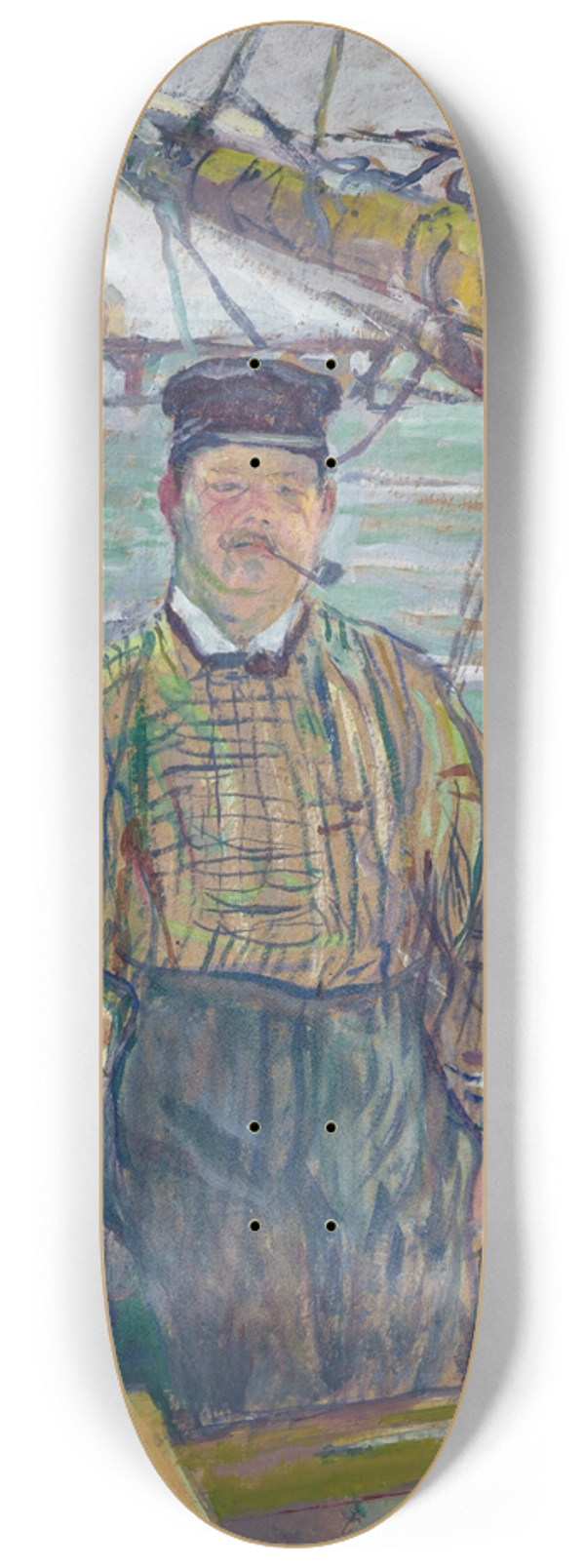 Henri de Toulouse-Lautrec - Monsieur Emile Davoust 8.25 inch art skate deck