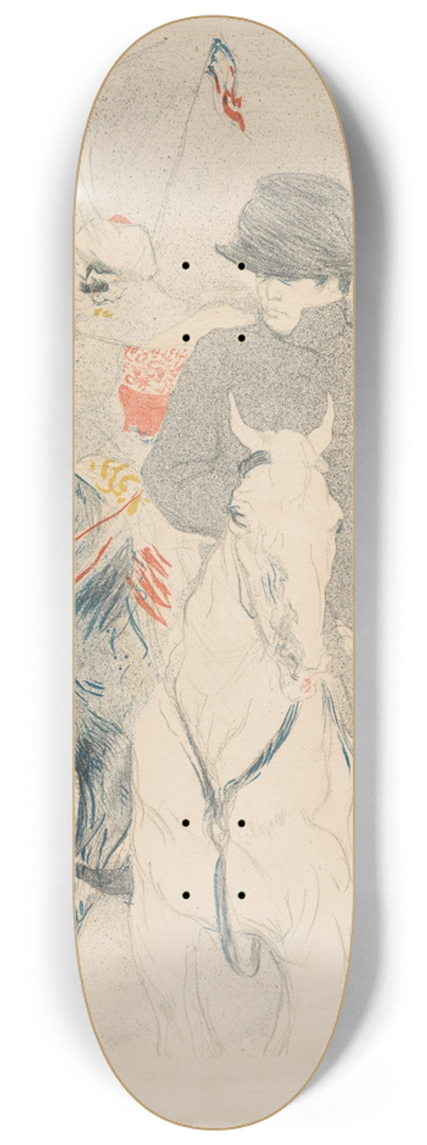 Henri de Toulouse-Lautrec - Napoleon 8.25 inch art skate deck