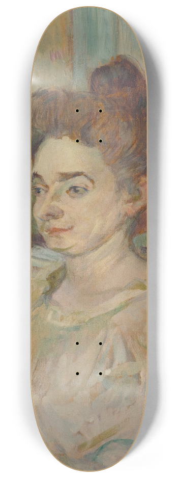 Henri de Toulouse-Lautrec - Portrait De Batrice Tapi De Cleyran 8.25 inch art skate deck