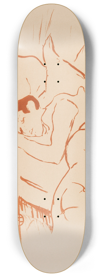 Henri de Toulouse-Lautrec - Ta bouche 8.25 inch art skate deck
