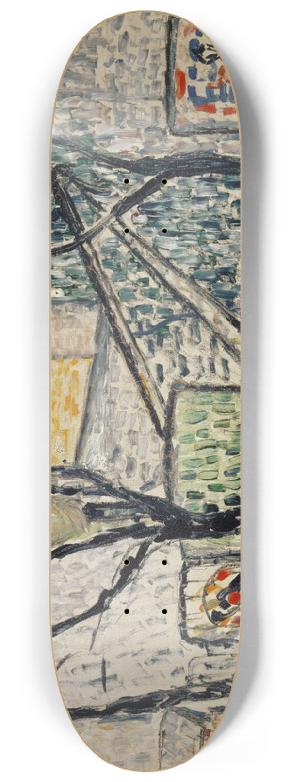 Henri-Edmond Cross - Boulevard 8.25 inch art skate deck