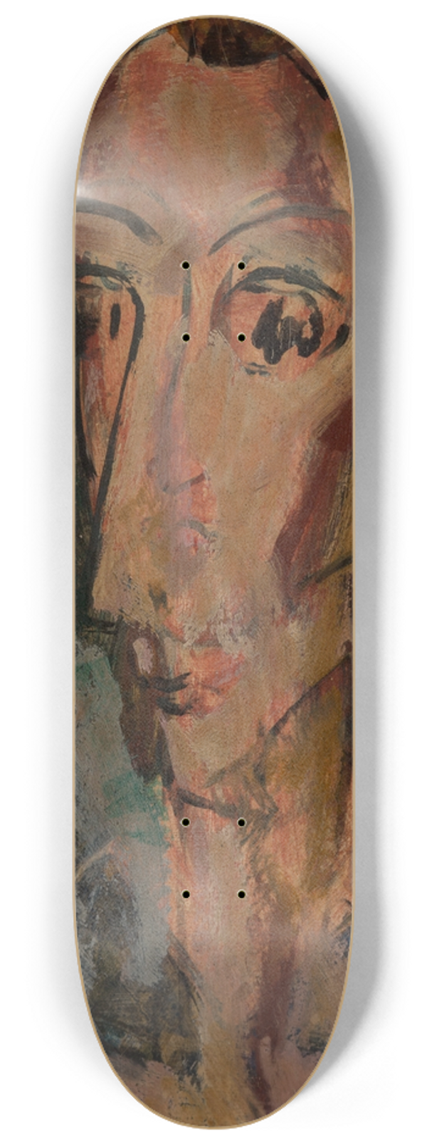 Alfred Henry Maurer - Female Head 8.25 inch art skate deck