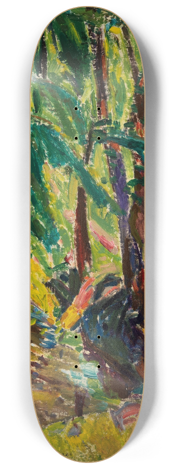 Alfred Henry Maurer - Landscape 8.25 inch art skate deck