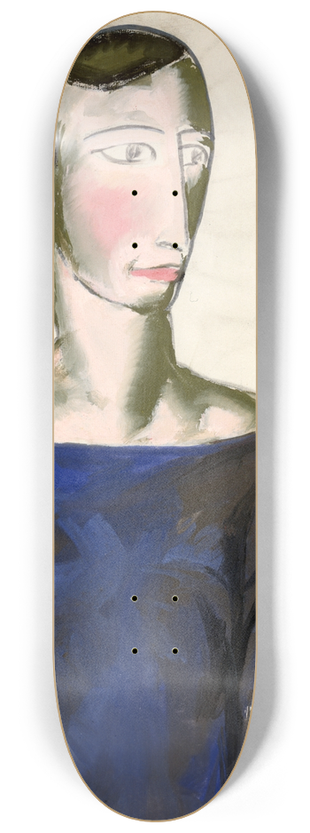 Alfred Henry Maurer - Portrait of a Girl 8.25 inch art skate deck