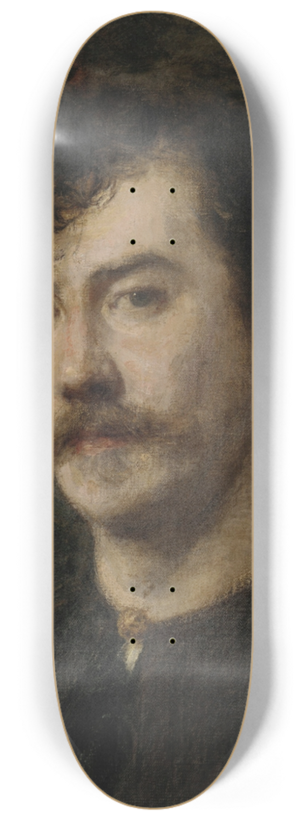Henri Fantin-Latour - Portrait of Whistler 8.25 inch art skate deck