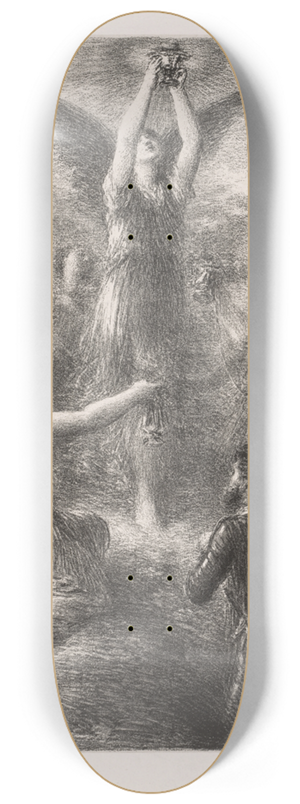 Henri Fantin-Latour - Prelude to Lohengrin 8.25 inch art skate deck